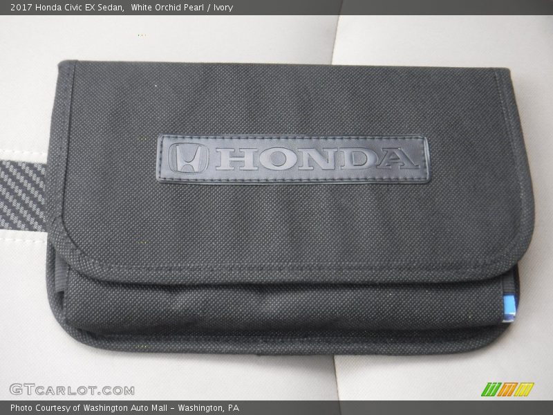 White Orchid Pearl / Ivory 2017 Honda Civic EX Sedan