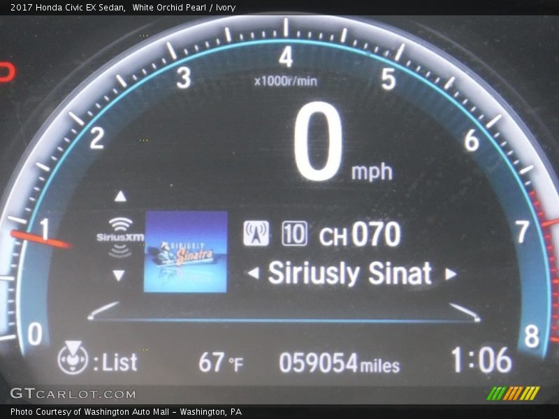 White Orchid Pearl / Ivory 2017 Honda Civic EX Sedan