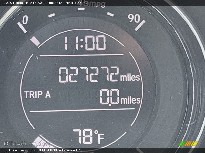 Lunar Silver Metallic / Gray 2020 Honda HR-V LX AWD