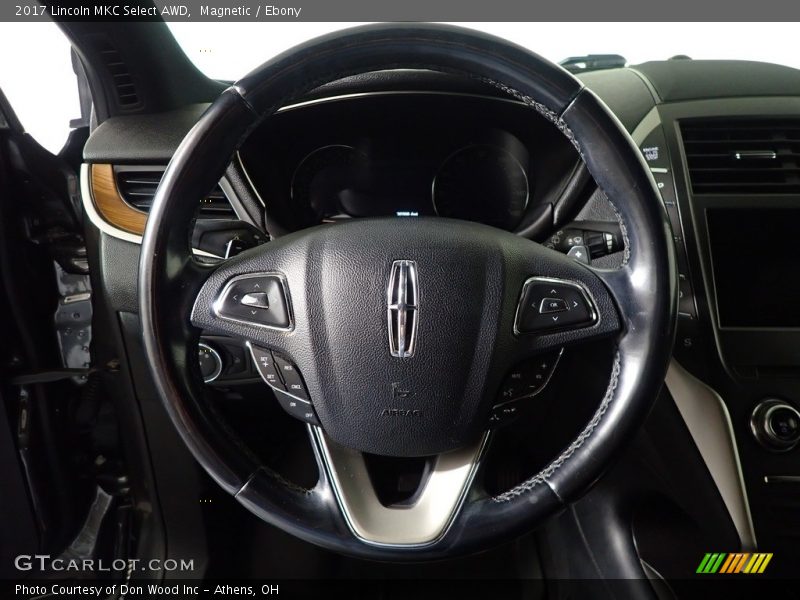 Magnetic / Ebony 2017 Lincoln MKC Select AWD