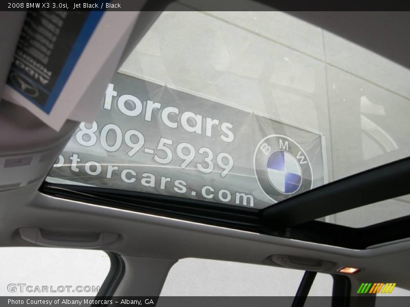 Jet Black / Black 2008 BMW X3 3.0si