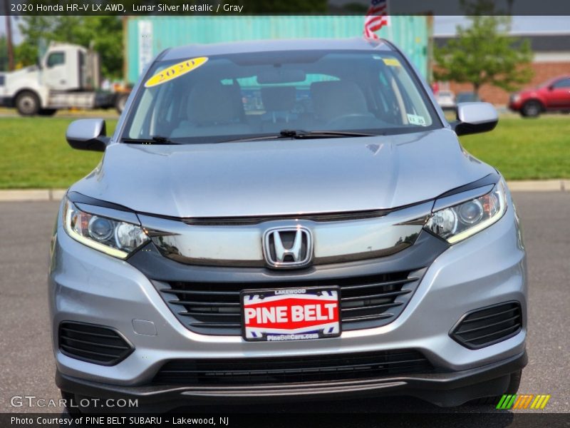 Lunar Silver Metallic / Gray 2020 Honda HR-V LX AWD