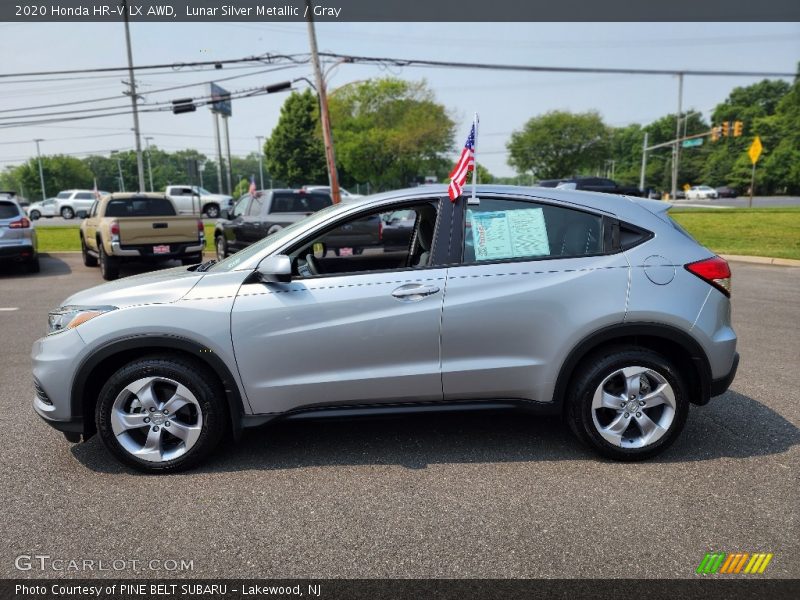 Lunar Silver Metallic / Gray 2020 Honda HR-V LX AWD