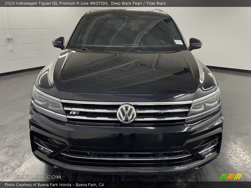 Deep Black Pearl / Titan Black 2020 Volkswagen Tiguan SEL Premium R-Line 4MOTION