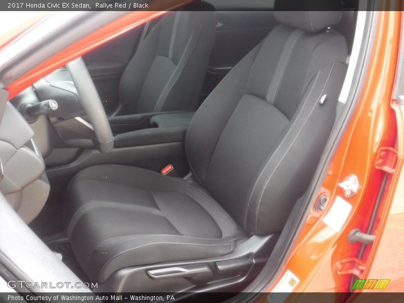 Rallye Red / Black 2017 Honda Civic EX Sedan