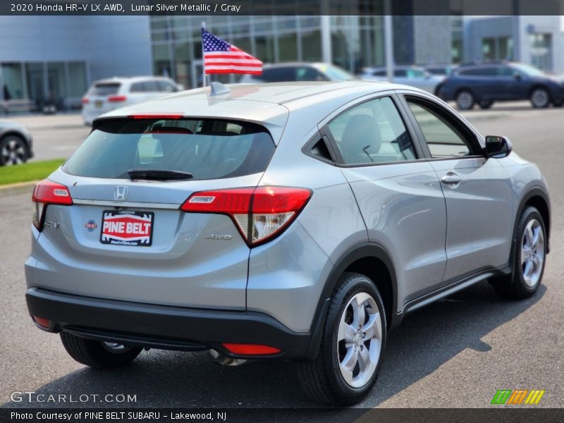 Lunar Silver Metallic / Gray 2020 Honda HR-V LX AWD