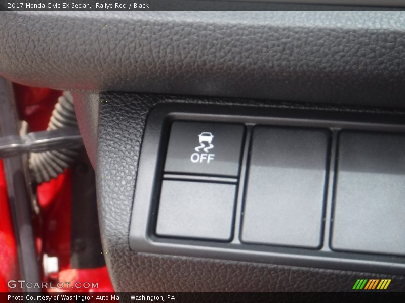 Rallye Red / Black 2017 Honda Civic EX Sedan