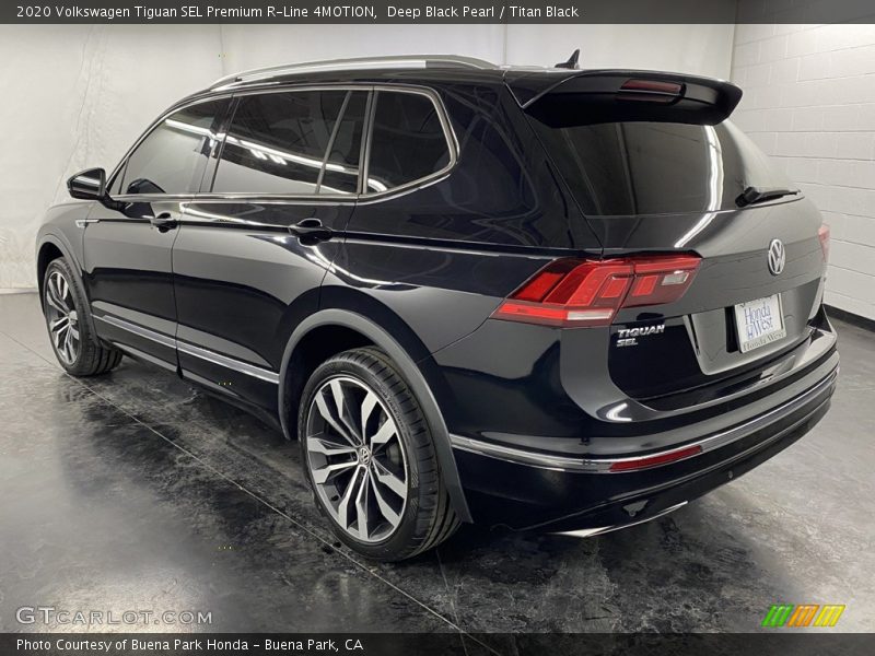 Deep Black Pearl / Titan Black 2020 Volkswagen Tiguan SEL Premium R-Line 4MOTION