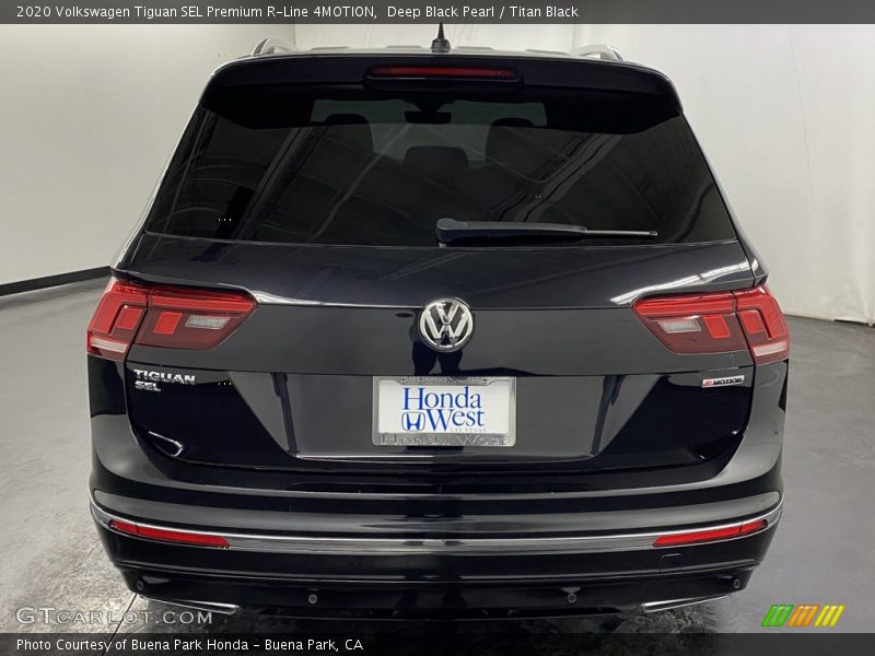 Deep Black Pearl / Titan Black 2020 Volkswagen Tiguan SEL Premium R-Line 4MOTION