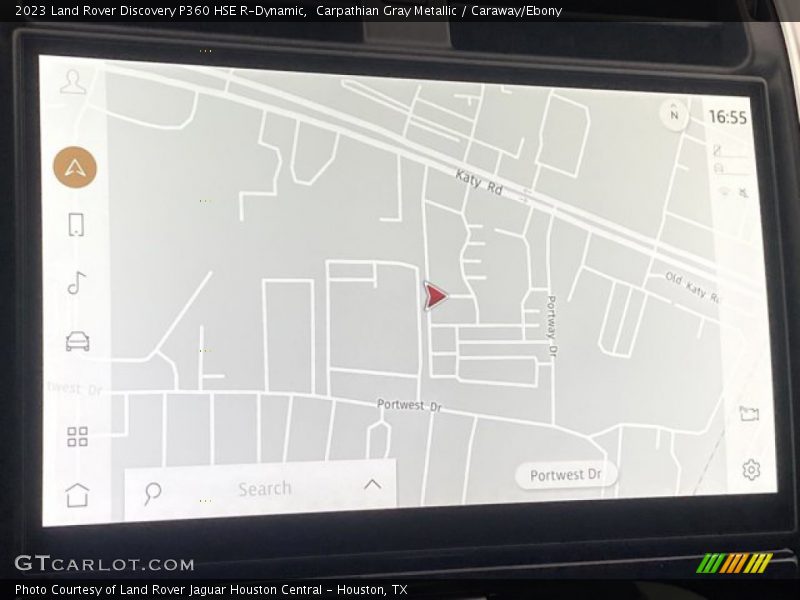 Navigation of 2023 Discovery P360 HSE R-Dynamic