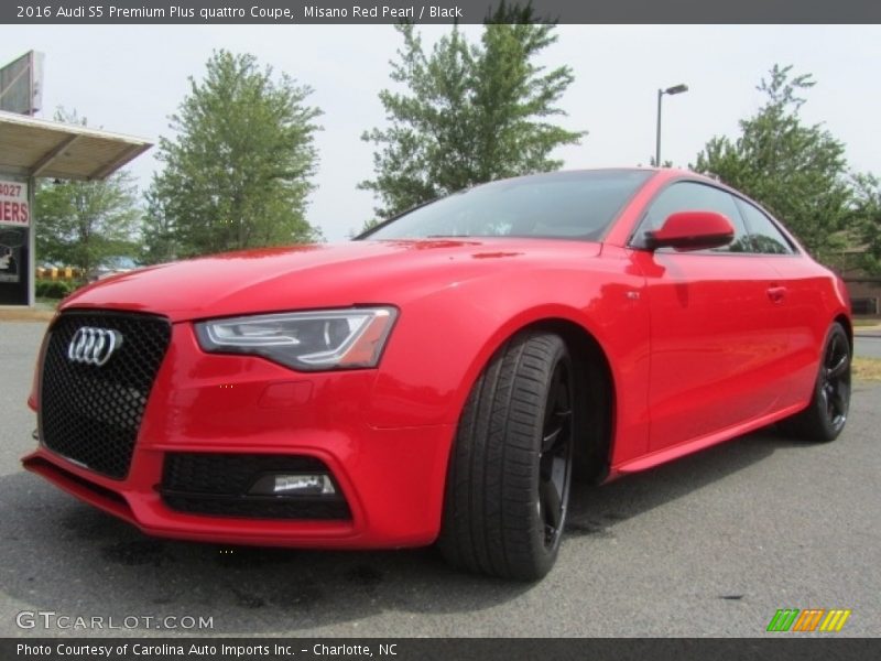 Front 3/4 View of 2016 S5 Premium Plus quattro Coupe