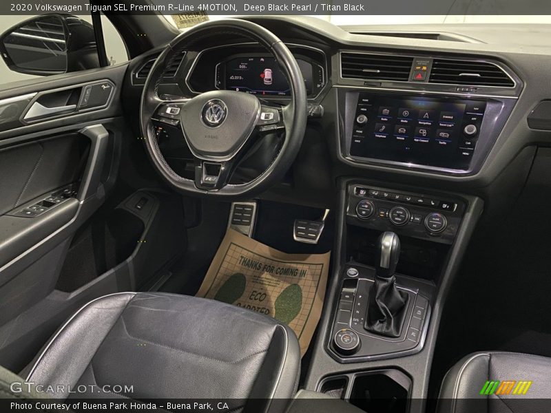 Dashboard of 2020 Tiguan SEL Premium R-Line 4MOTION