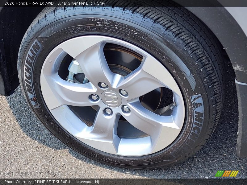 Lunar Silver Metallic / Gray 2020 Honda HR-V LX AWD