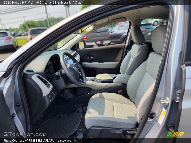 Lunar Silver Metallic / Gray 2020 Honda HR-V LX AWD