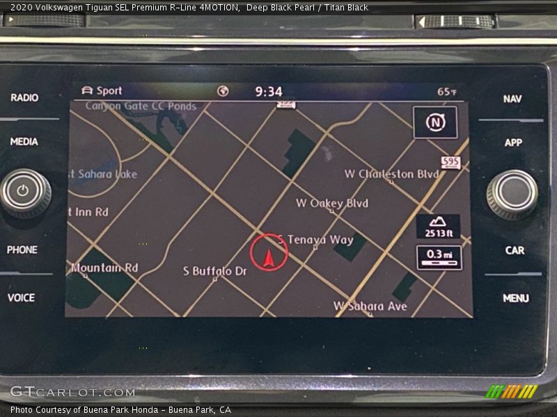 Navigation of 2020 Tiguan SEL Premium R-Line 4MOTION