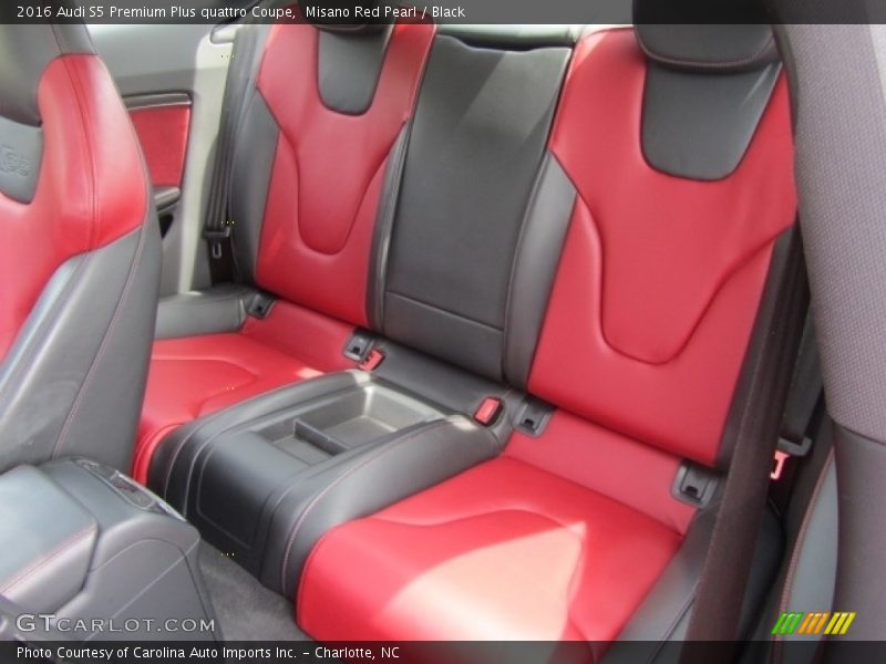 Rear Seat of 2016 S5 Premium Plus quattro Coupe
