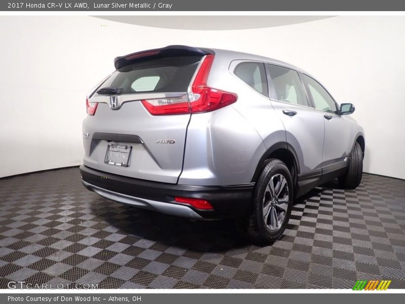 Lunar Silver Metallic / Gray 2017 Honda CR-V LX AWD