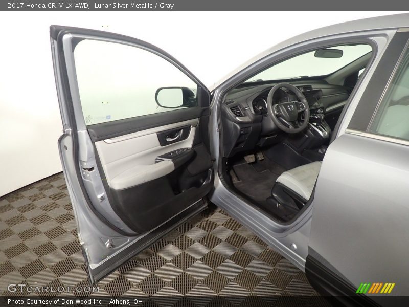 Lunar Silver Metallic / Gray 2017 Honda CR-V LX AWD