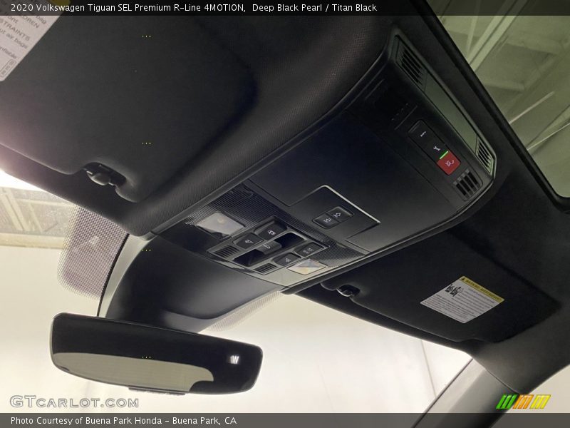 Deep Black Pearl / Titan Black 2020 Volkswagen Tiguan SEL Premium R-Line 4MOTION