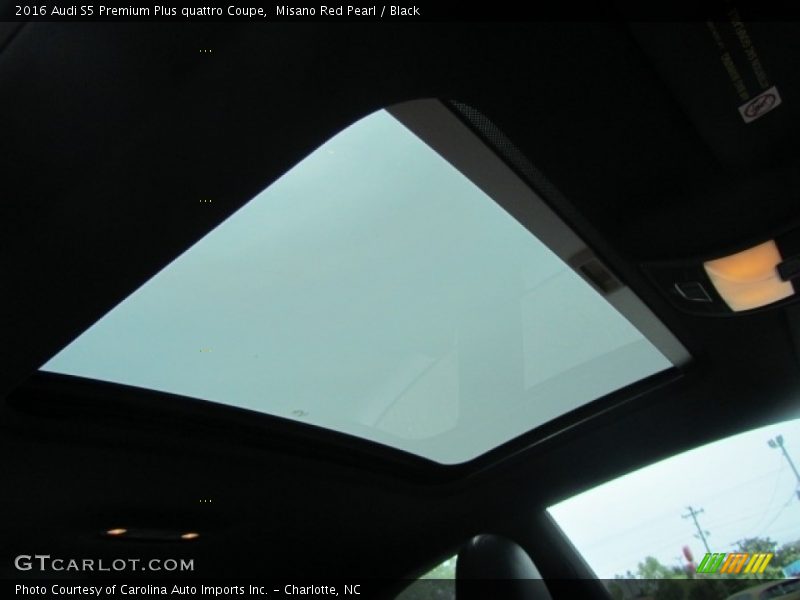 Misano Red Pearl / Black 2016 Audi S5 Premium Plus quattro Coupe