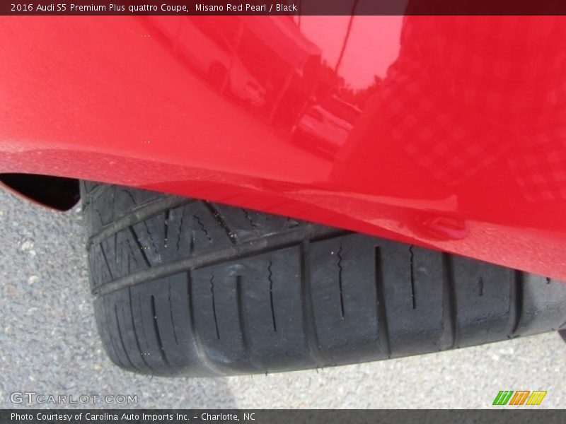 Misano Red Pearl / Black 2016 Audi S5 Premium Plus quattro Coupe
