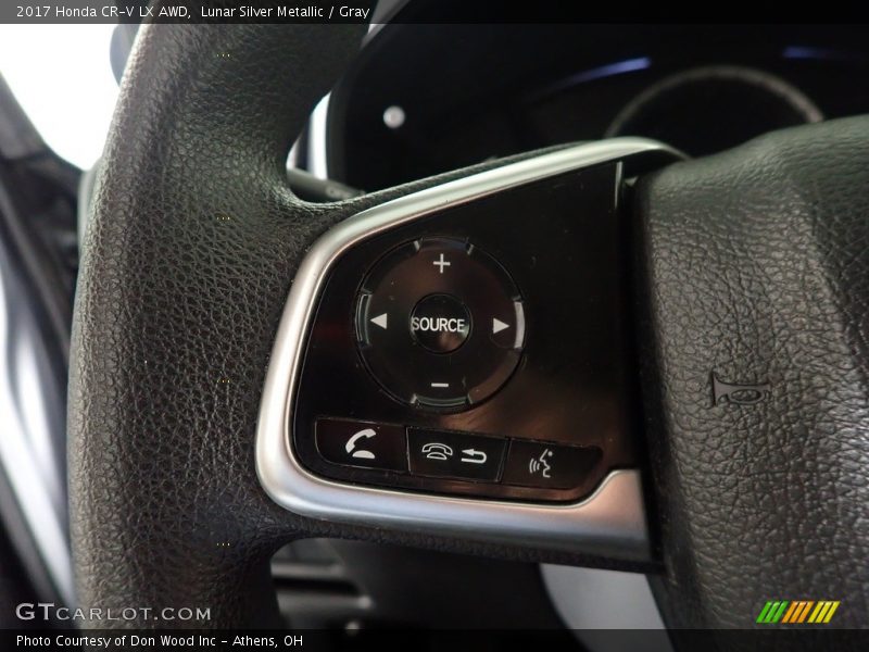 Lunar Silver Metallic / Gray 2017 Honda CR-V LX AWD