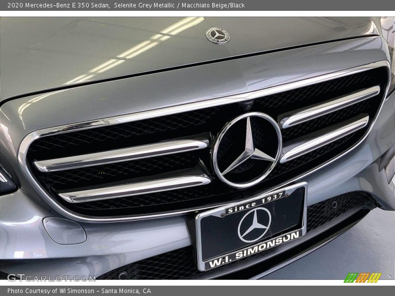 Selenite Grey Metallic / Macchiato Beige/Black 2020 Mercedes-Benz E 350 Sedan