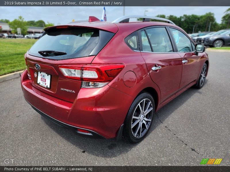 Crimson Red Pearl / Ivory 2019 Subaru Impreza 2.0i Limited 5-Door