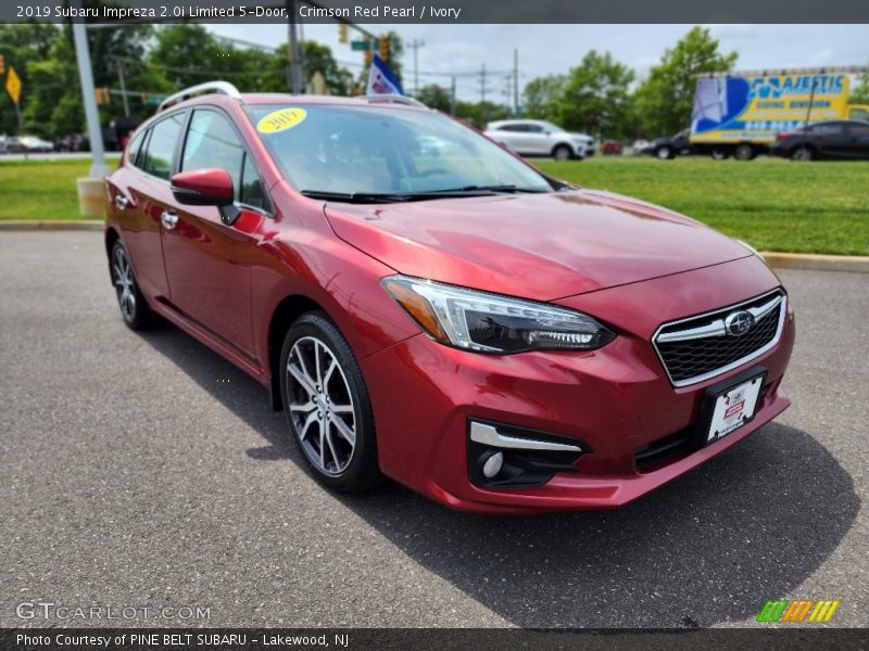 Crimson Red Pearl / Ivory 2019 Subaru Impreza 2.0i Limited 5-Door