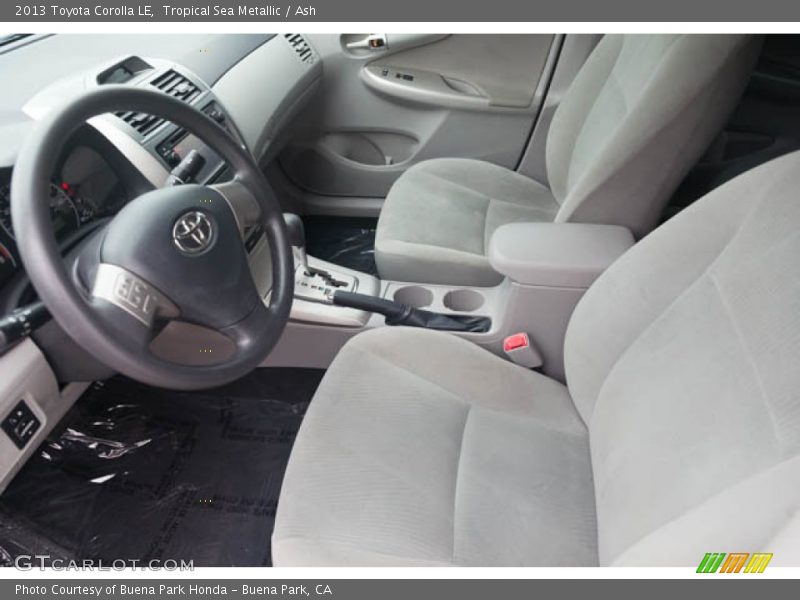 Front Seat of 2013 Corolla LE
