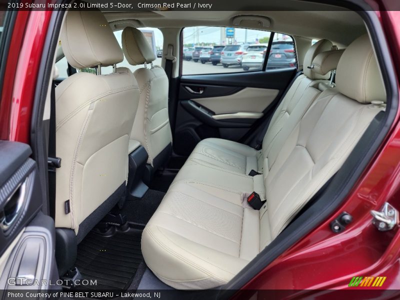 Rear Seat of 2019 Impreza 2.0i Limited 5-Door
