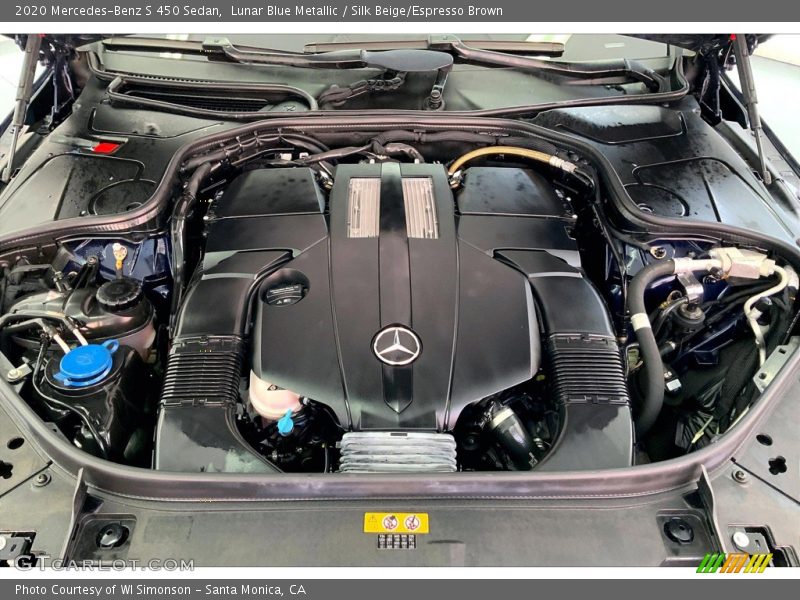  2020 S 450 Sedan Engine - 3.0 Liter DI biturbo DOHC 24-Valve VVT V6