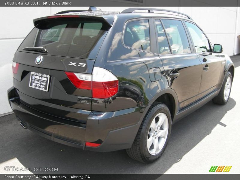 Jet Black / Black 2008 BMW X3 3.0si