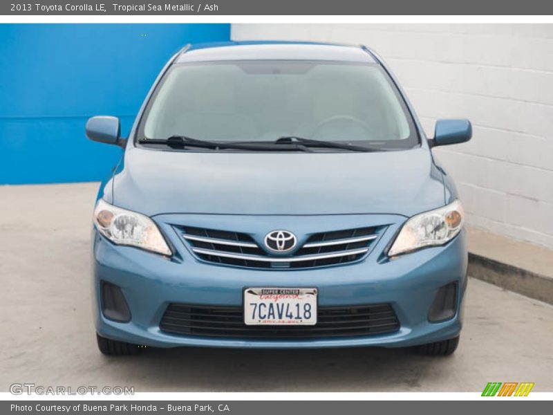 Tropical Sea Metallic / Ash 2013 Toyota Corolla LE