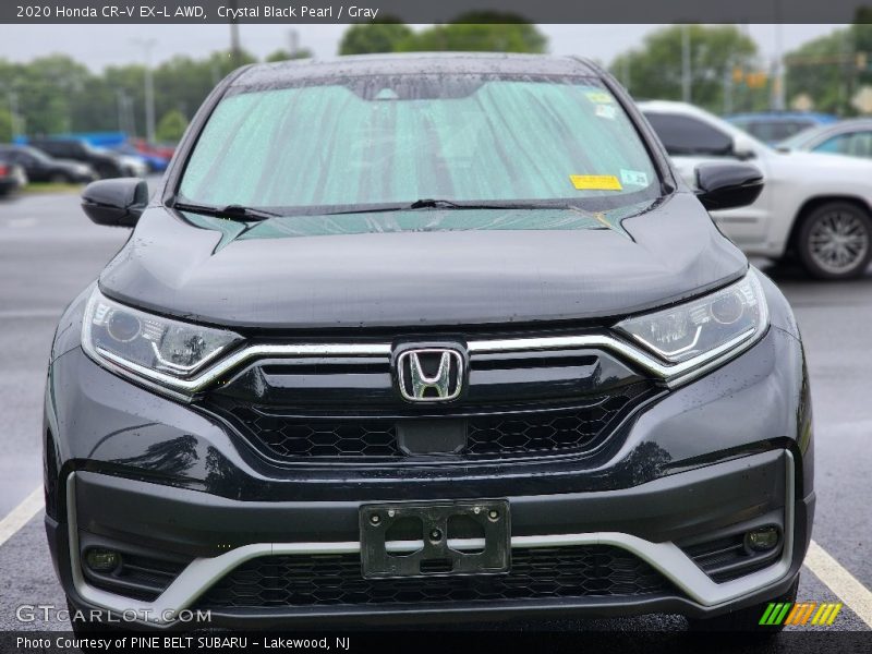 Crystal Black Pearl / Gray 2020 Honda CR-V EX-L AWD