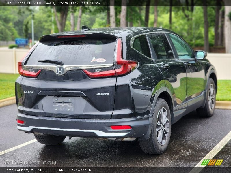 Crystal Black Pearl / Gray 2020 Honda CR-V EX-L AWD