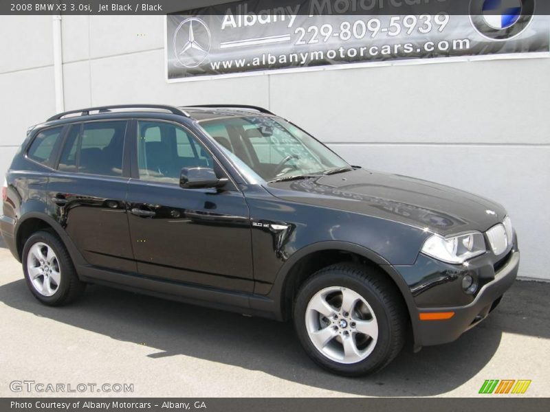Jet Black / Black 2008 BMW X3 3.0si