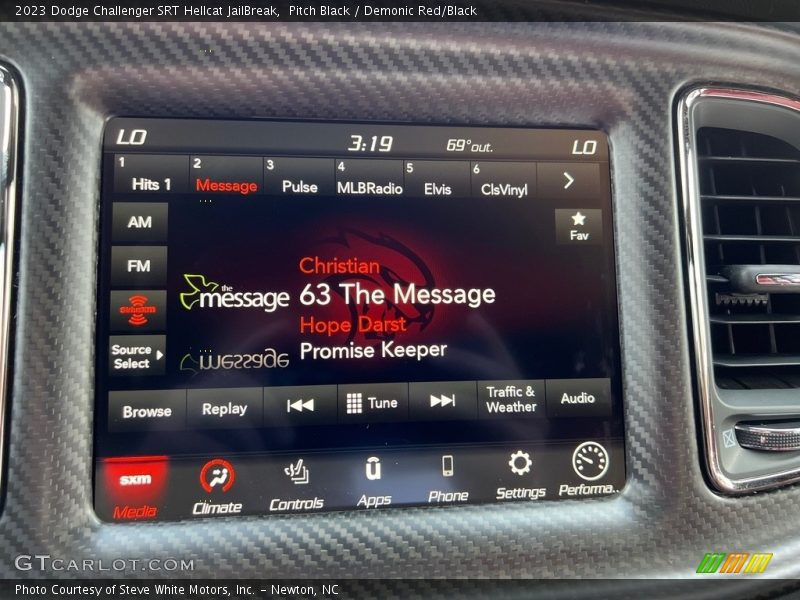 Audio System of 2023 Challenger SRT Hellcat JailBreak