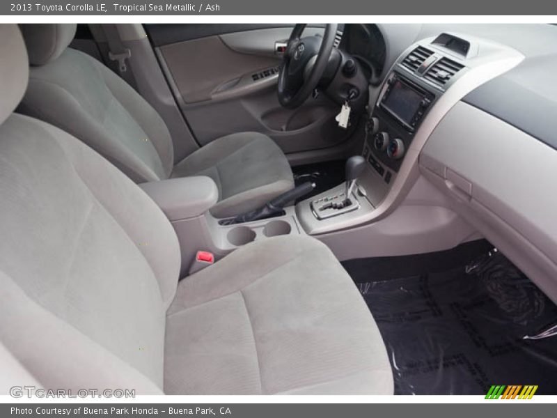 Front Seat of 2013 Corolla LE