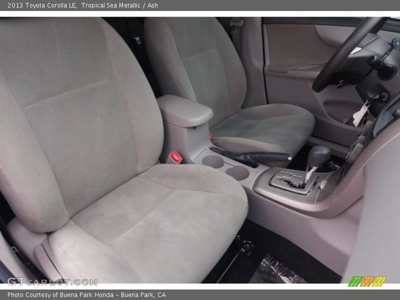 Front Seat of 2013 Corolla LE