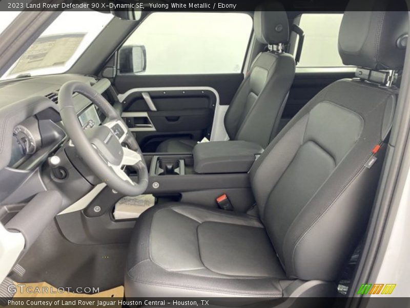 Front Seat of 2023 Defender 90 X-Dynamic SE