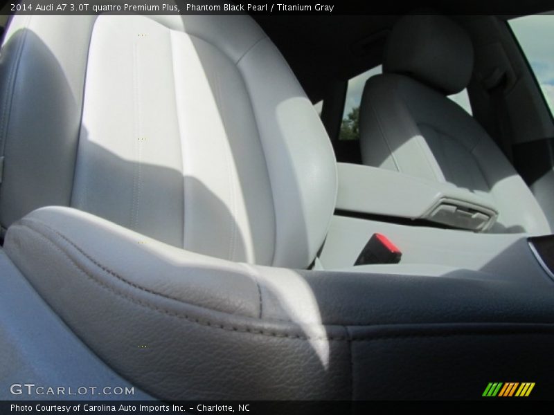 Phantom Black Pearl / Titanium Gray 2014 Audi A7 3.0T quattro Premium Plus
