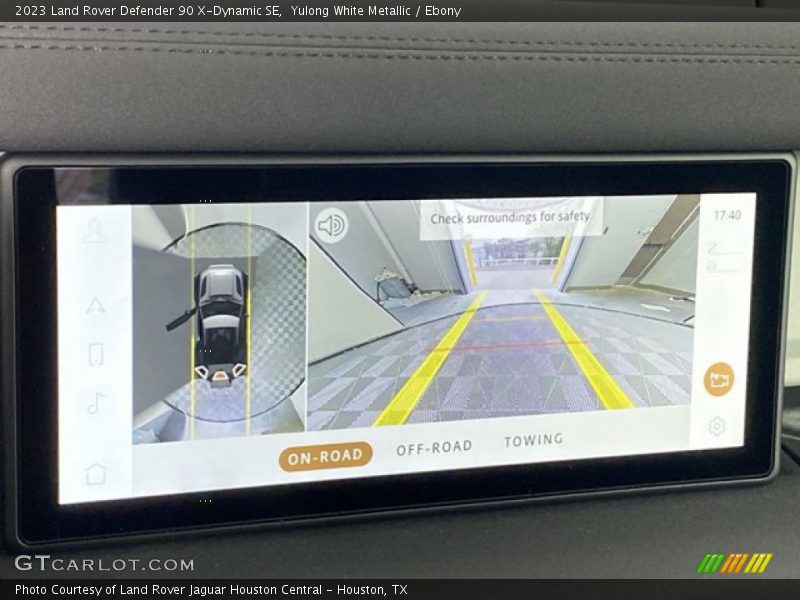 Controls of 2023 Defender 90 X-Dynamic SE