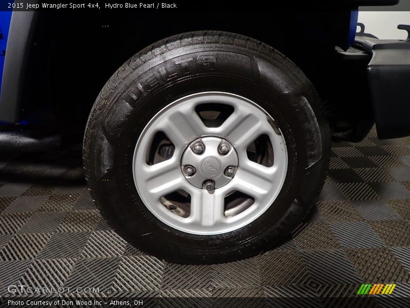 Hydro Blue Pearl / Black 2015 Jeep Wrangler Sport 4x4