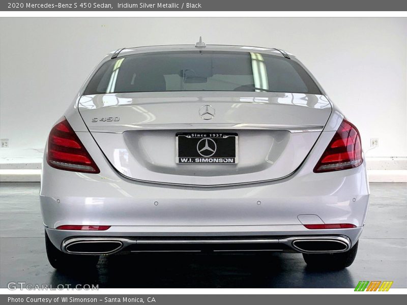 Iridium Silver Metallic / Black 2020 Mercedes-Benz S 450 Sedan