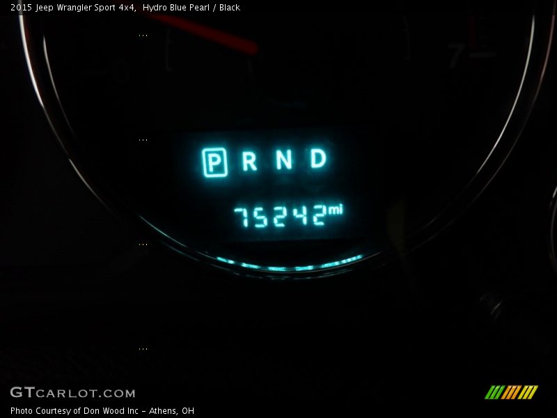 Hydro Blue Pearl / Black 2015 Jeep Wrangler Sport 4x4