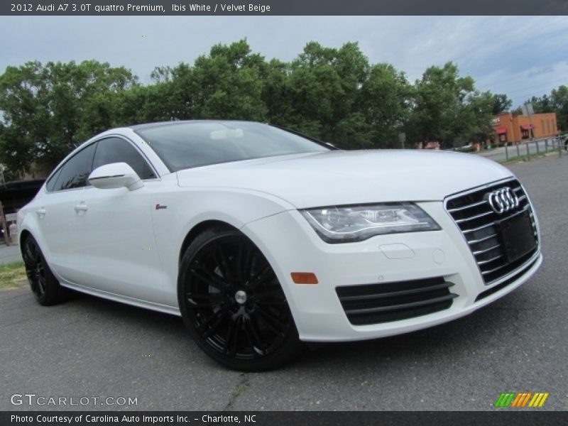 Ibis White / Velvet Beige 2012 Audi A7 3.0T quattro Premium