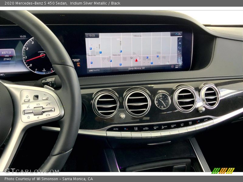 Controls of 2020 S 450 Sedan