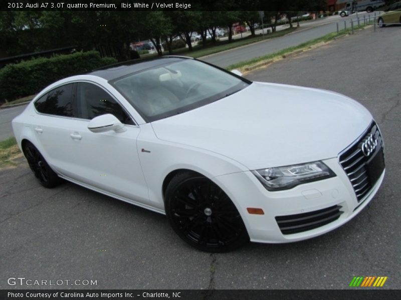 Ibis White / Velvet Beige 2012 Audi A7 3.0T quattro Premium