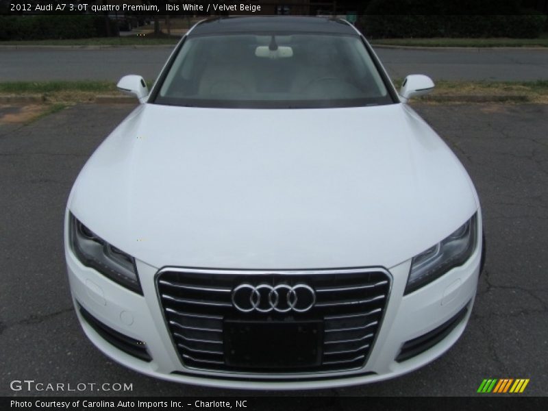 Ibis White / Velvet Beige 2012 Audi A7 3.0T quattro Premium